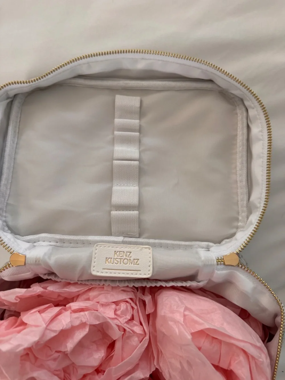 NWT Tweed Pastel Makeup Train Case